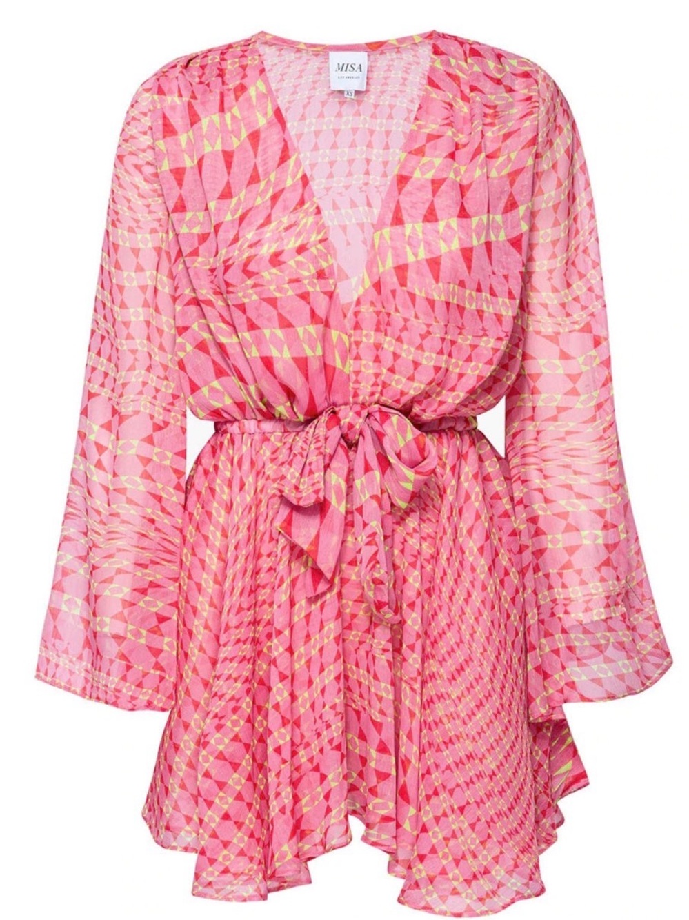 MISA Los Angeles Geometric Mini Dress